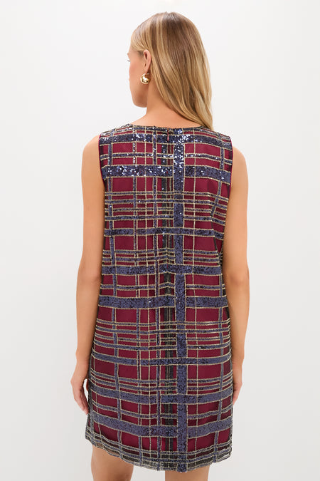 Sequin Plaid Marlowe Dress