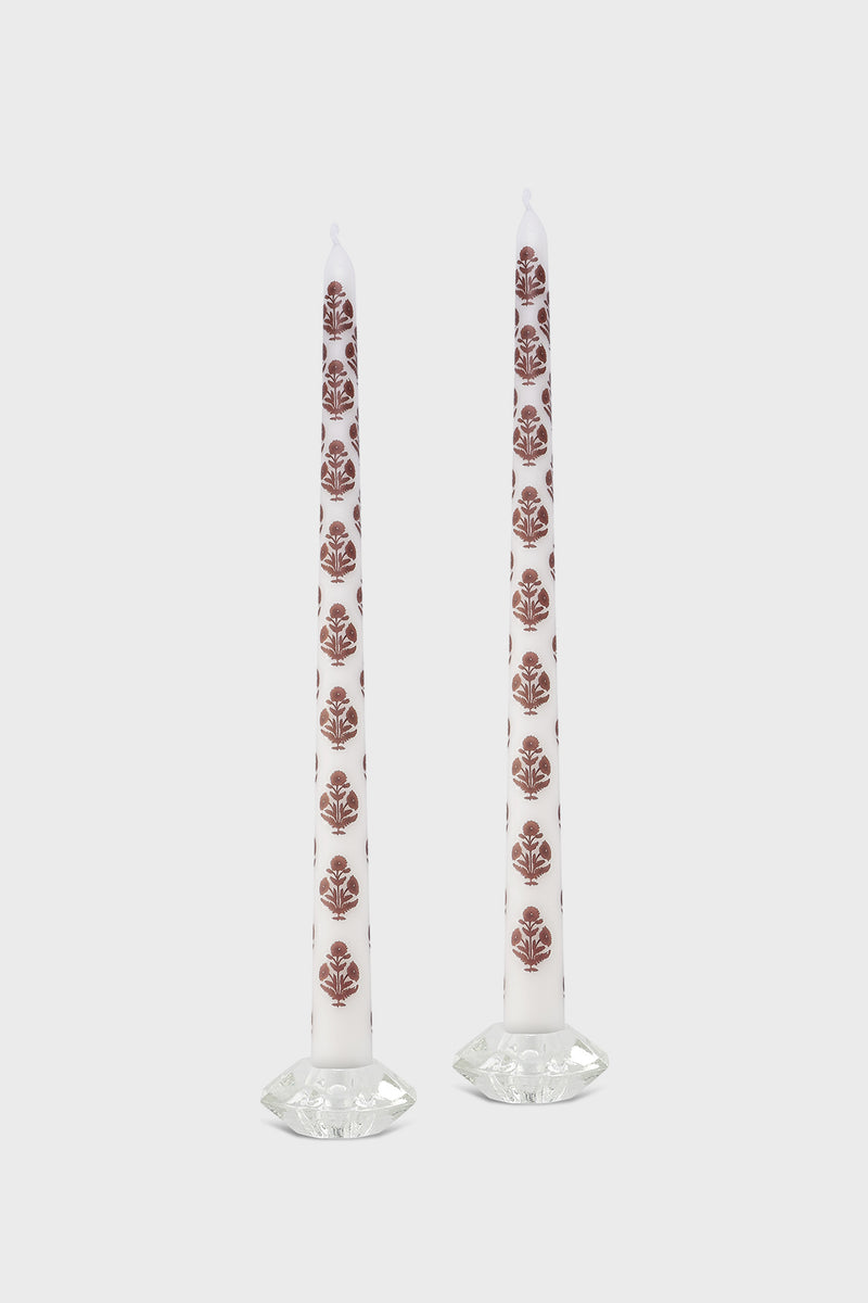 Poppy Tapers Candles (Set of 2)