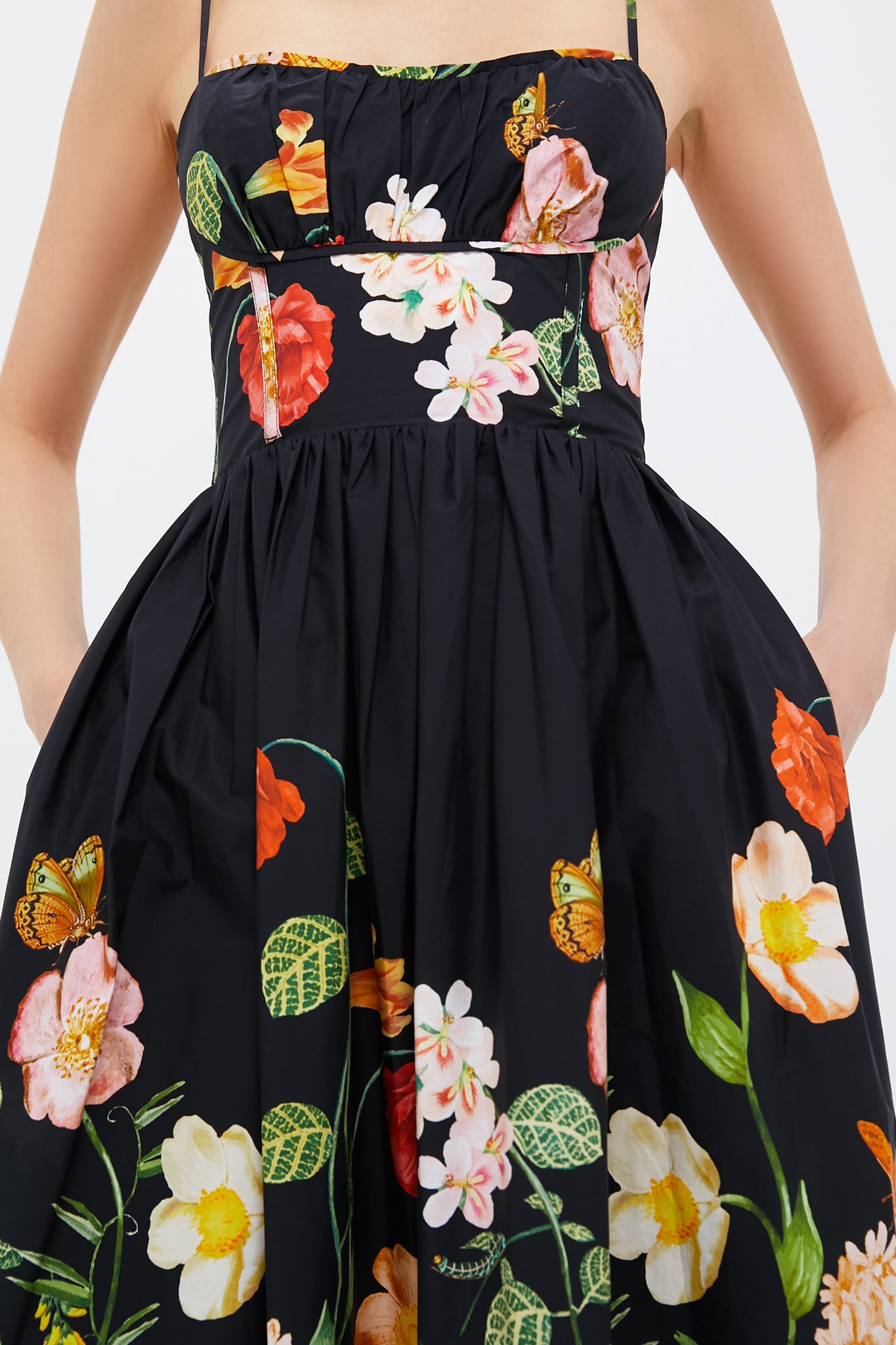 Nectar Black Alba Midi Dress | Cara Cara Nectar Black Alba Midi Dress | Cara Cara