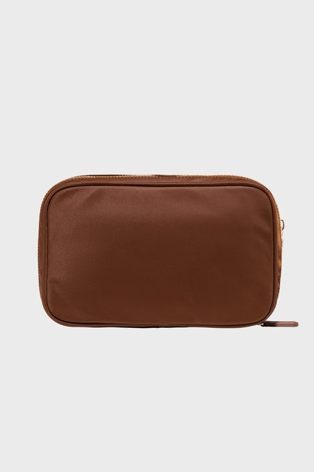Espresso Double Zip Pouch