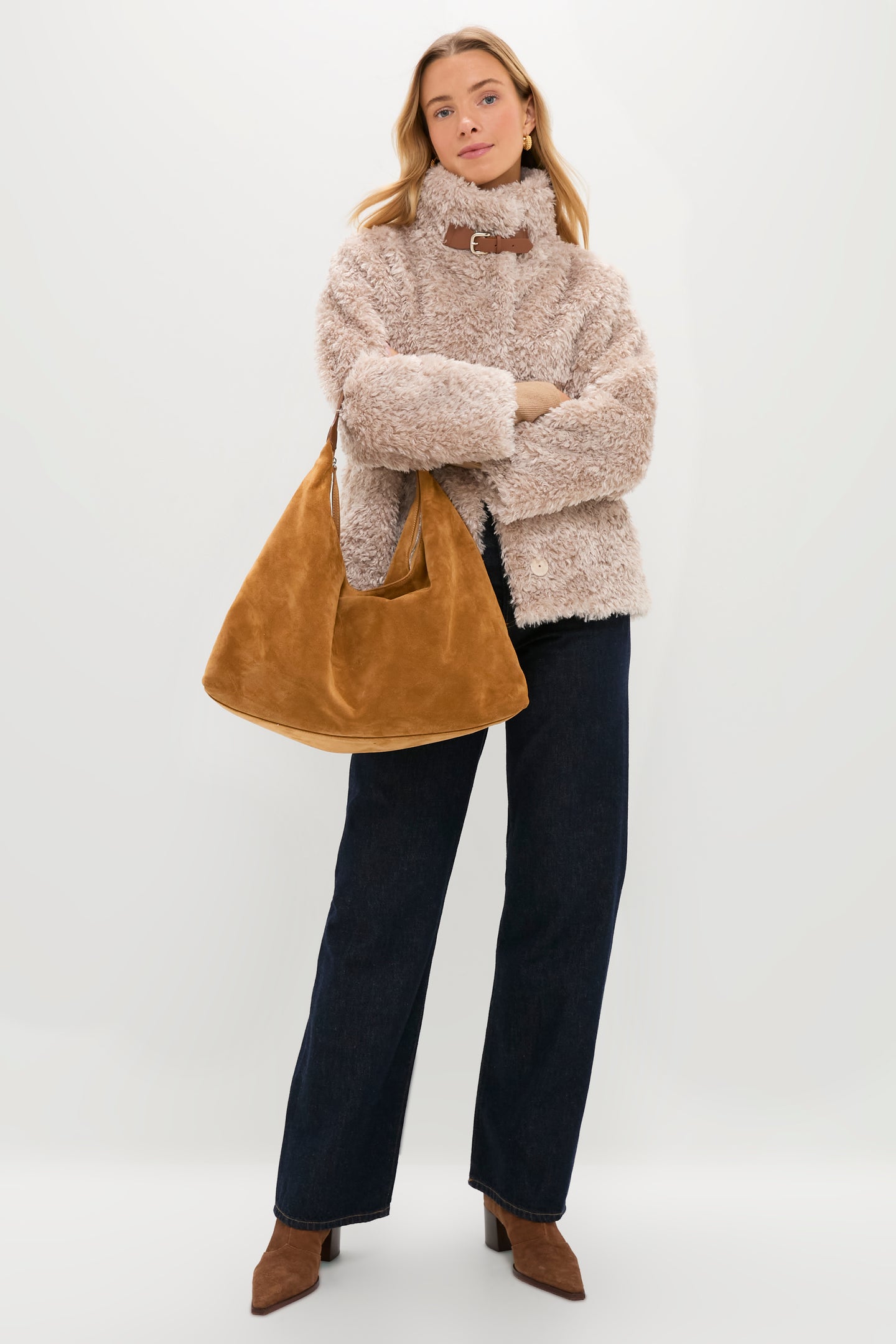 Chantilly Curly Alternative Fur Jacket