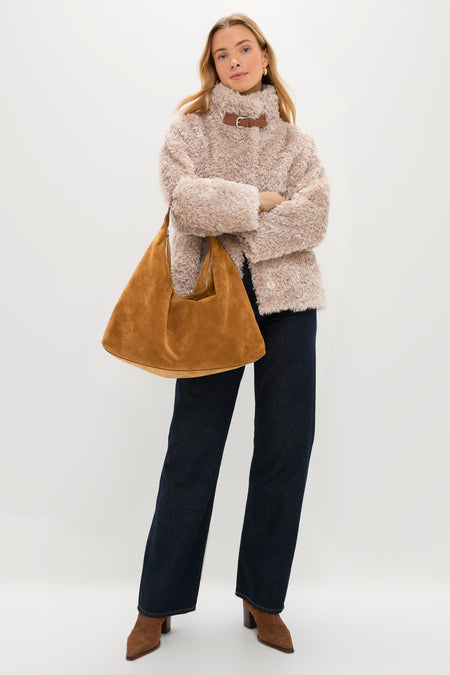 Chantilly Curly Alternative Fur Jacket