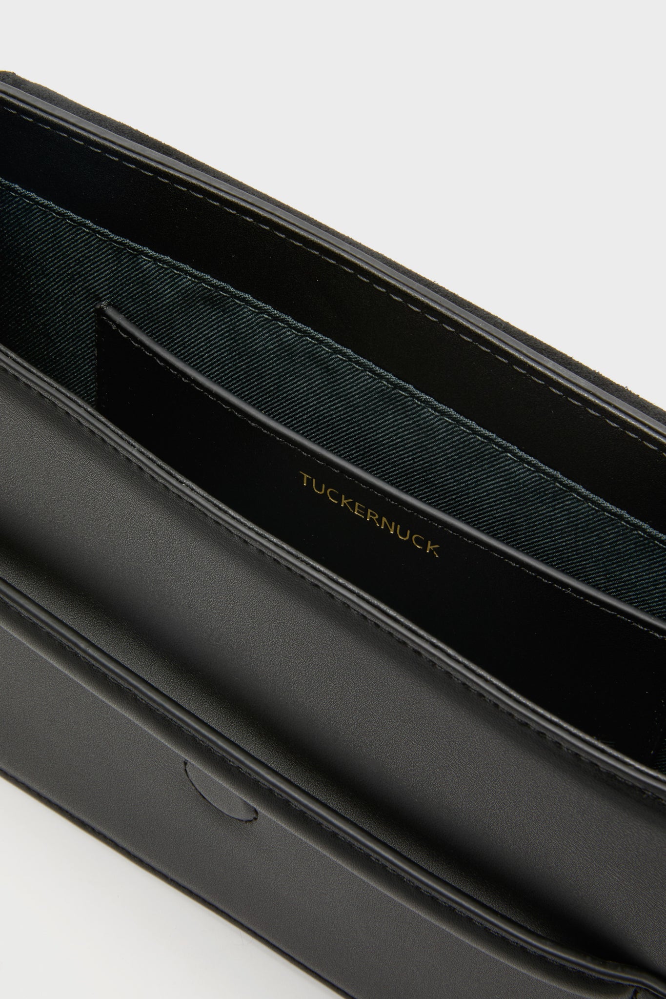 Black Leather Stevie Crossbody