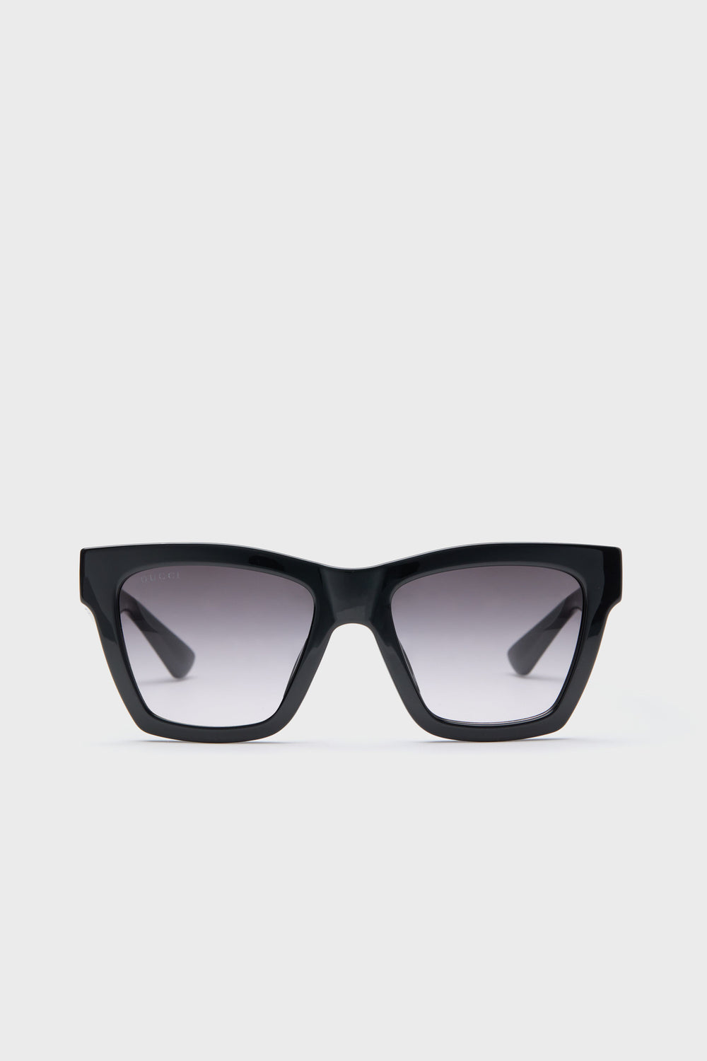 Black Gradient Lens Square Frame Sunglasses