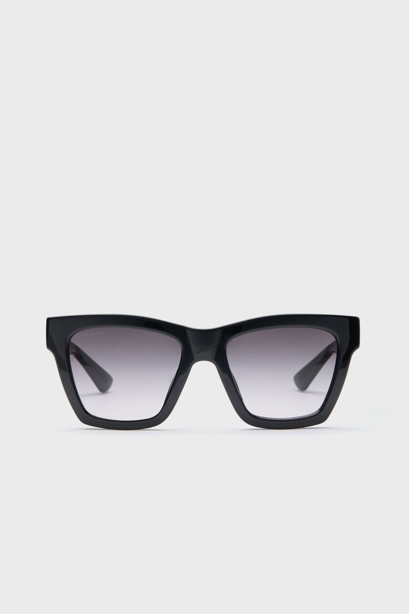 Black Gradient Lens Square Frame Sunglasses