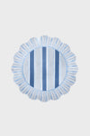 Ocean Cabana Stripe Melamine Dessert Salad Plate Set of 4