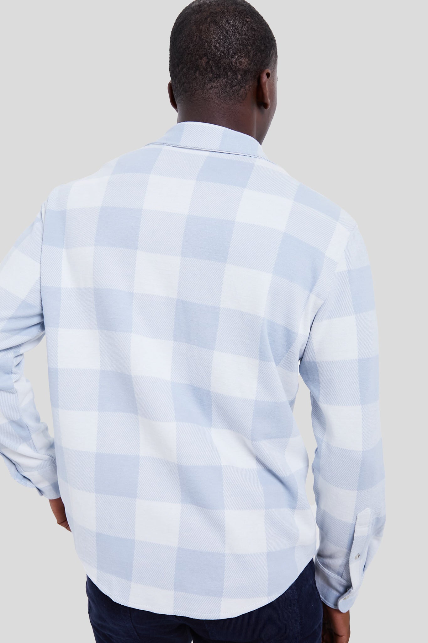 Light Blue Plaid Dunewood Stretch Flannel | Fair Harbor Light Blue Plaid Dunewood Stretch Flannel | Fair Harbor