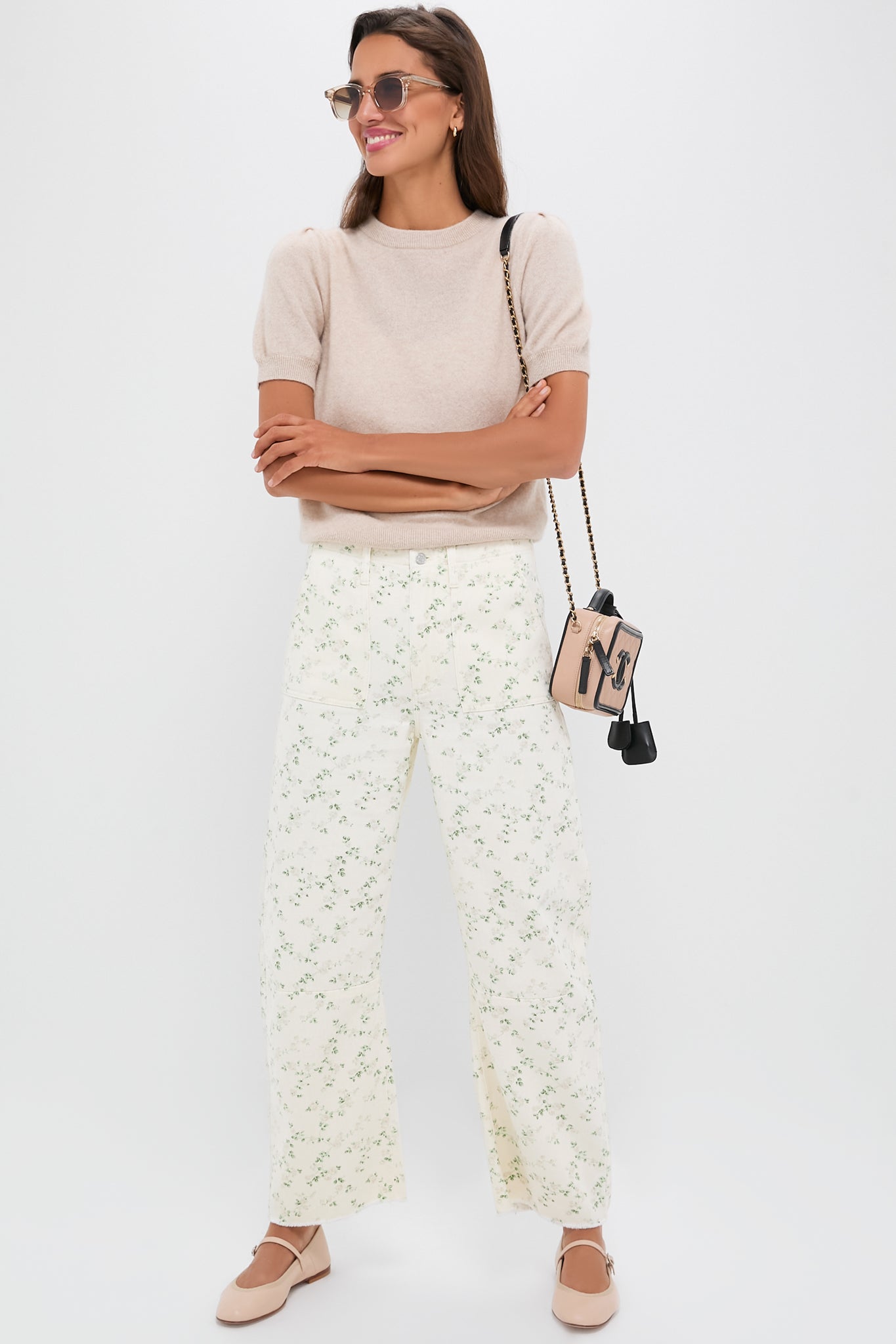 Lemon Floral Utility Soft Barrel