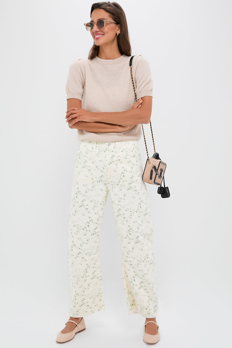 Lemon Floral Utility Soft Barrel