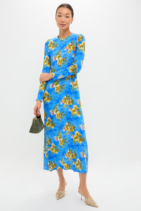 Riptide Long Sleeve Swing Dress