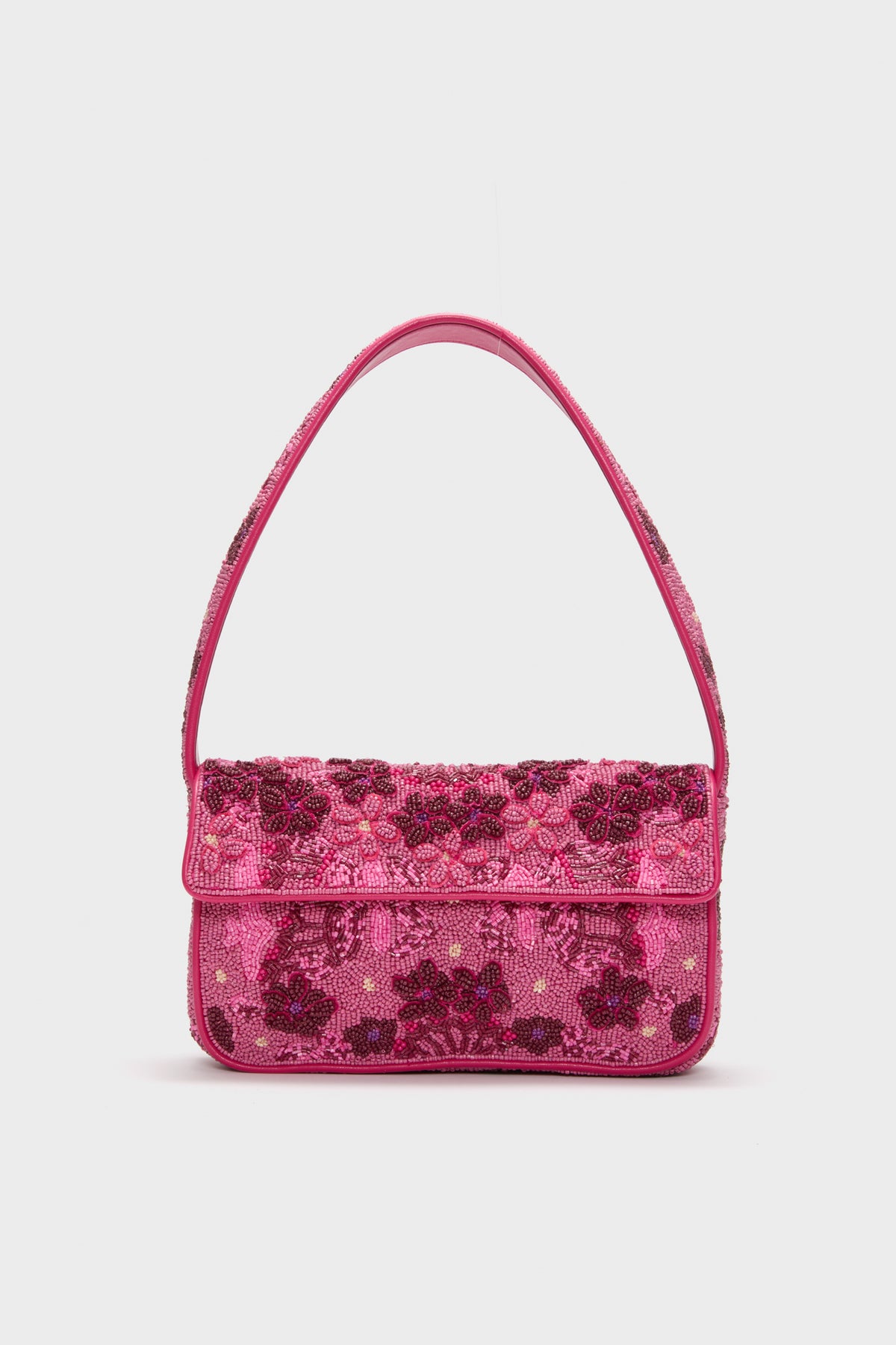 open lace back dress Staud Tommy Beaded Shoulder Bag main image 0