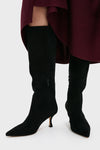 Black Suede Mira Boots