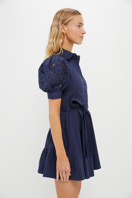 Navy Nara Mini Dress