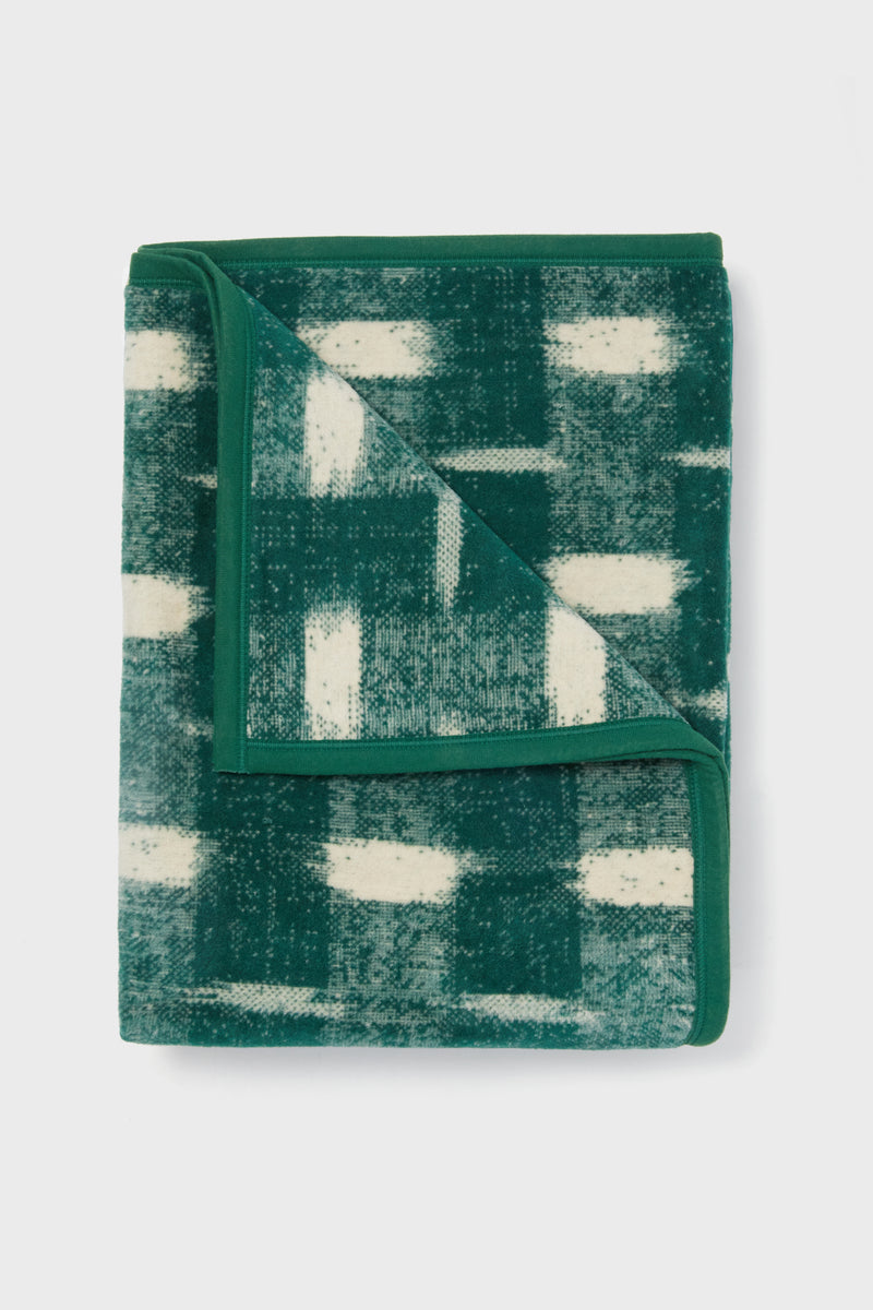 Exclusive Fern Brushed Ikat Blanket