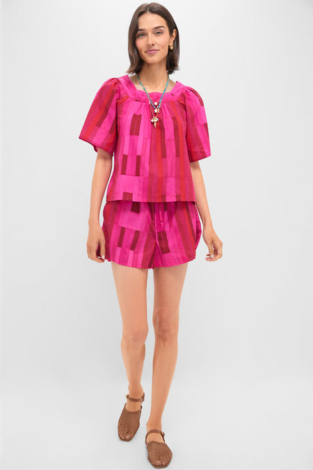 Sea Glass Pink Jasper Shorts