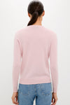 Soft Pink Cashmere V-Neck Sweater
