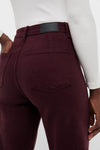 Claret Penny High Rise Wide Leg