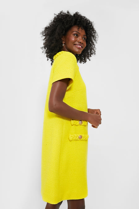 Limoncello Tweed Jackie Dress