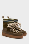 Khaki Cosmos Fleece Boots