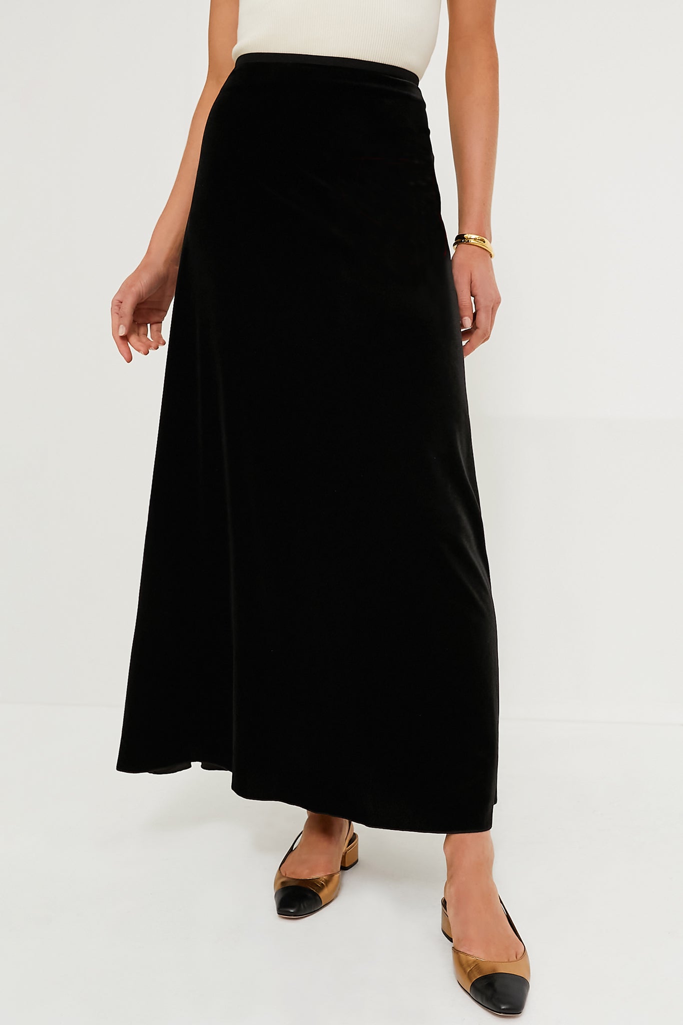 Black Velvet Martha Skirt Tuckernuck Black S