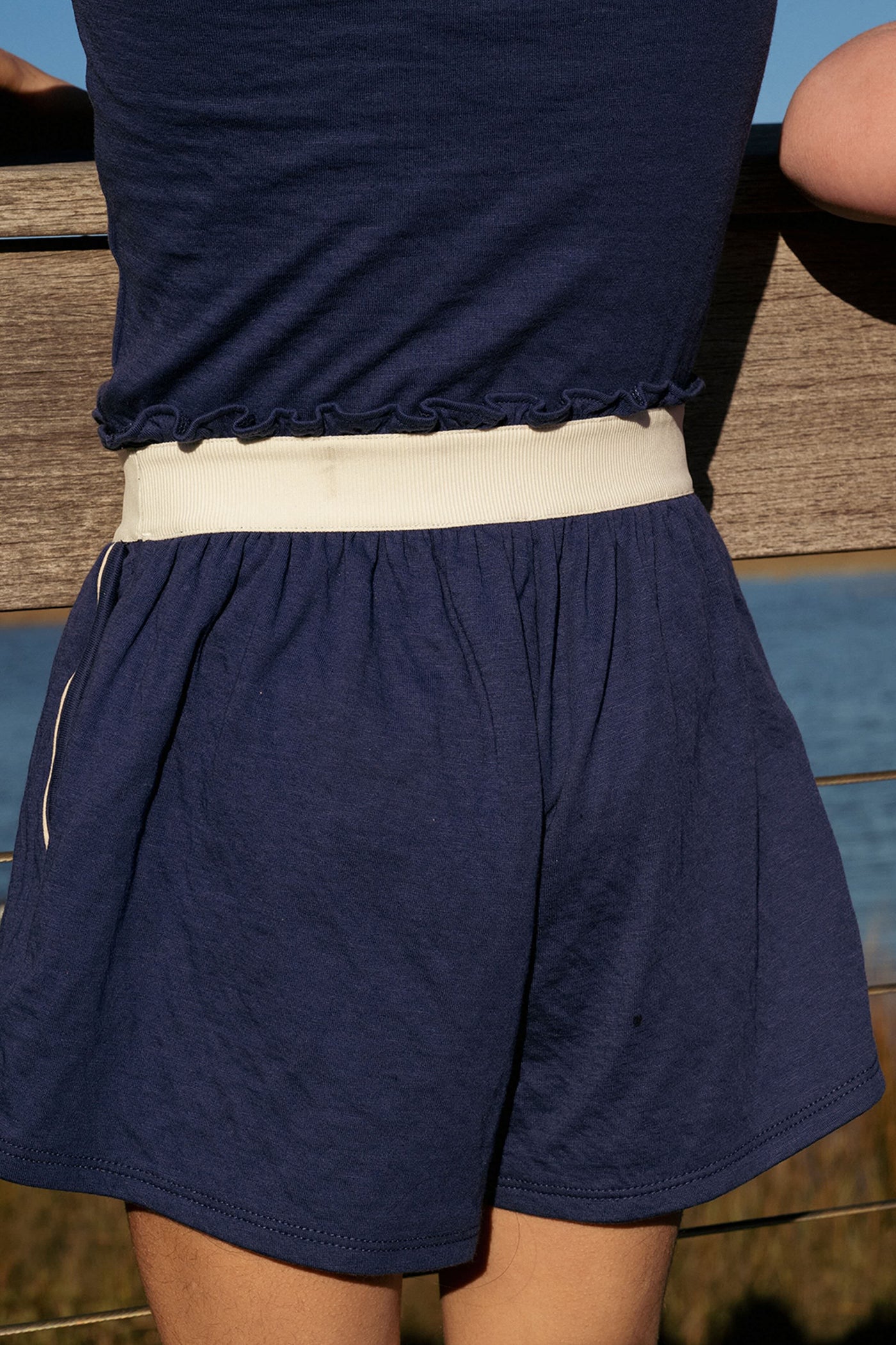 Navy Bea Short