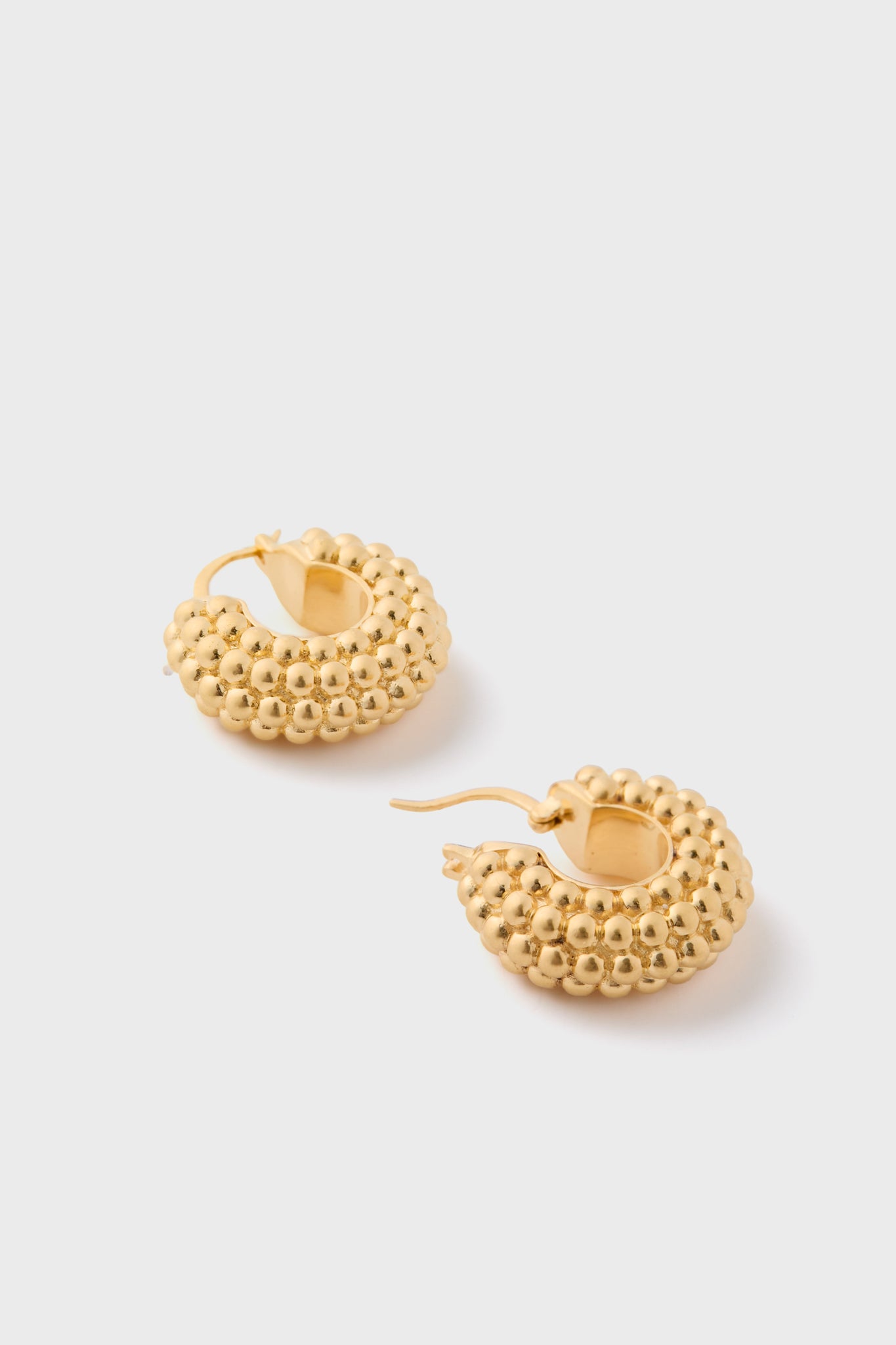 Gold Baya Medium Hoop Earrings