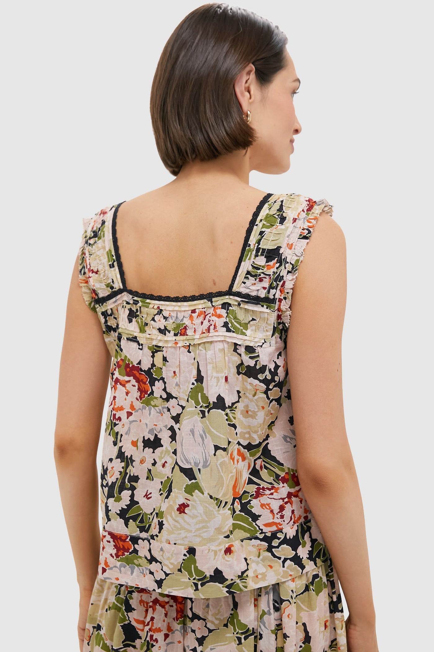 Vintage Rose The Victorian Pleat Tank