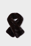 Brown Fur Scarf