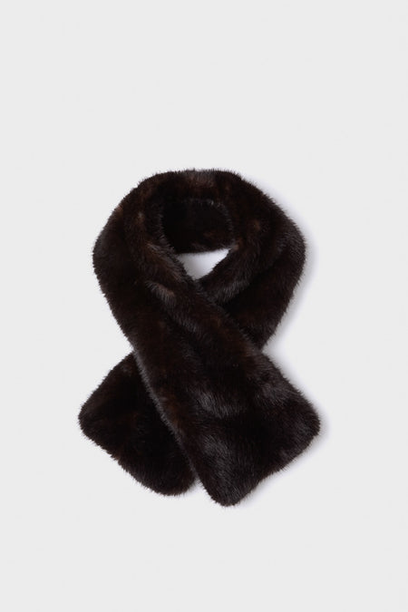 Brown Fur Scarf