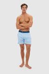 Tropical Blue Bondi Snap Boardies