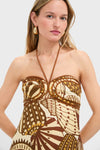 Shell Mix Sand Sleeveless Maxi Dress