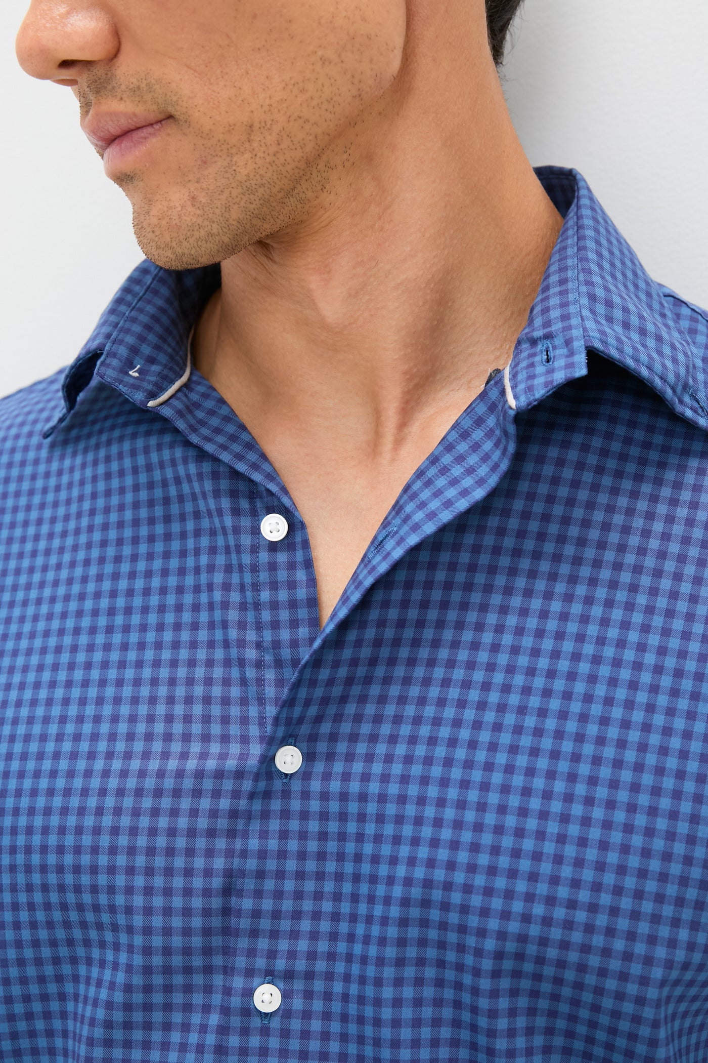 Blue Haze Conway Crown Lite Cotton-Stretch Sport Shirt