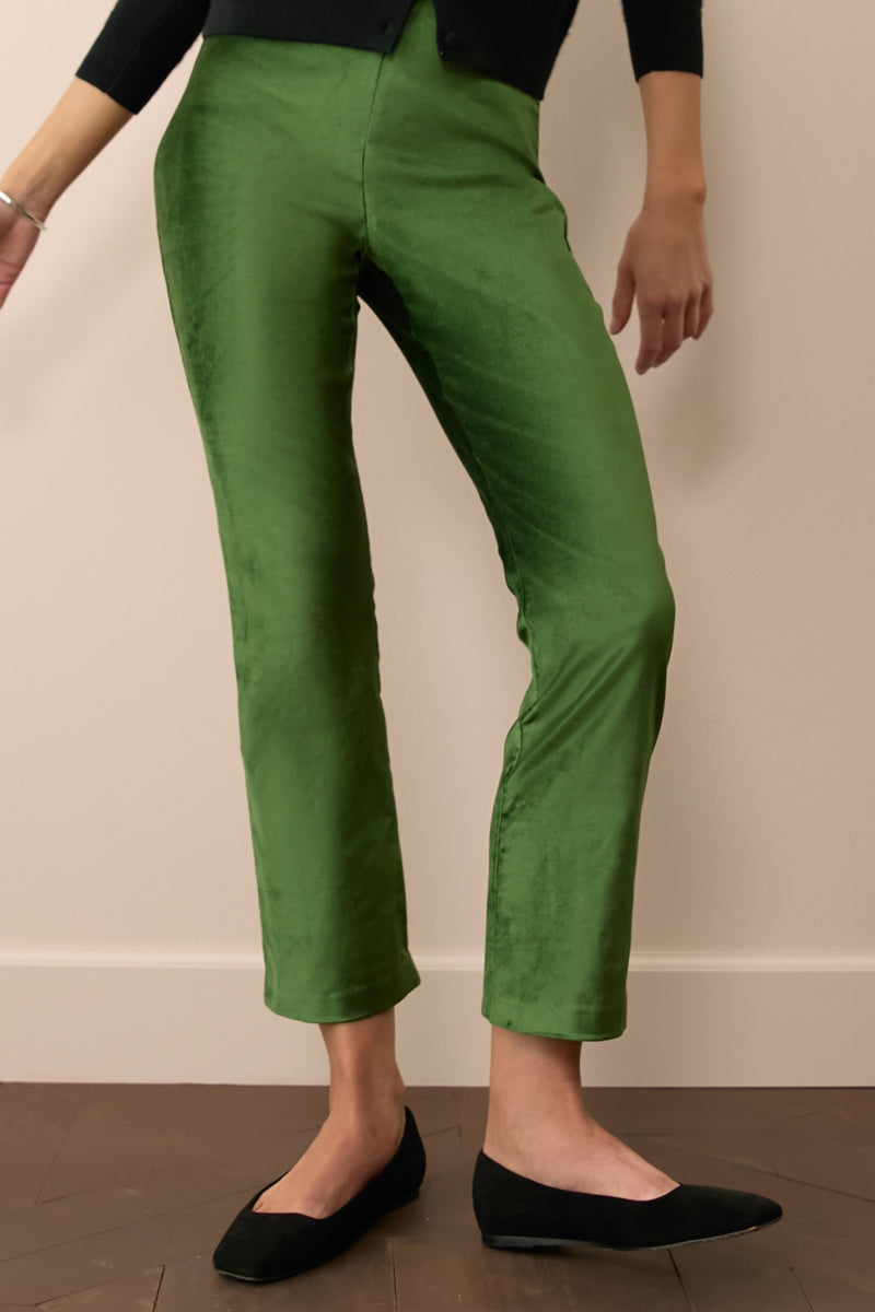 Black Suede Nadia Flats