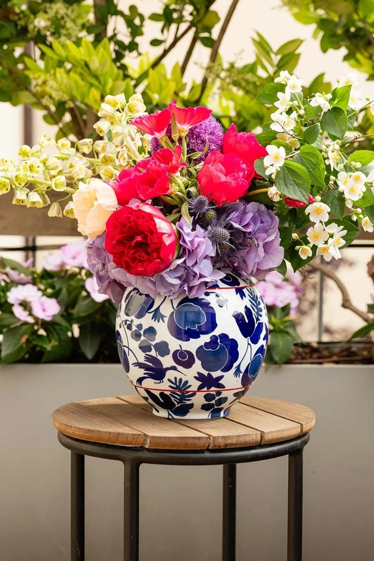 Wildbird Blu Bubble Vase