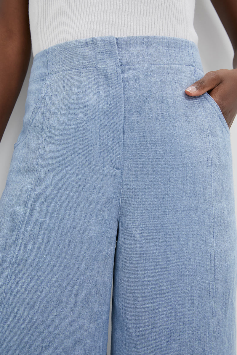 Light Indigo Demie Pant