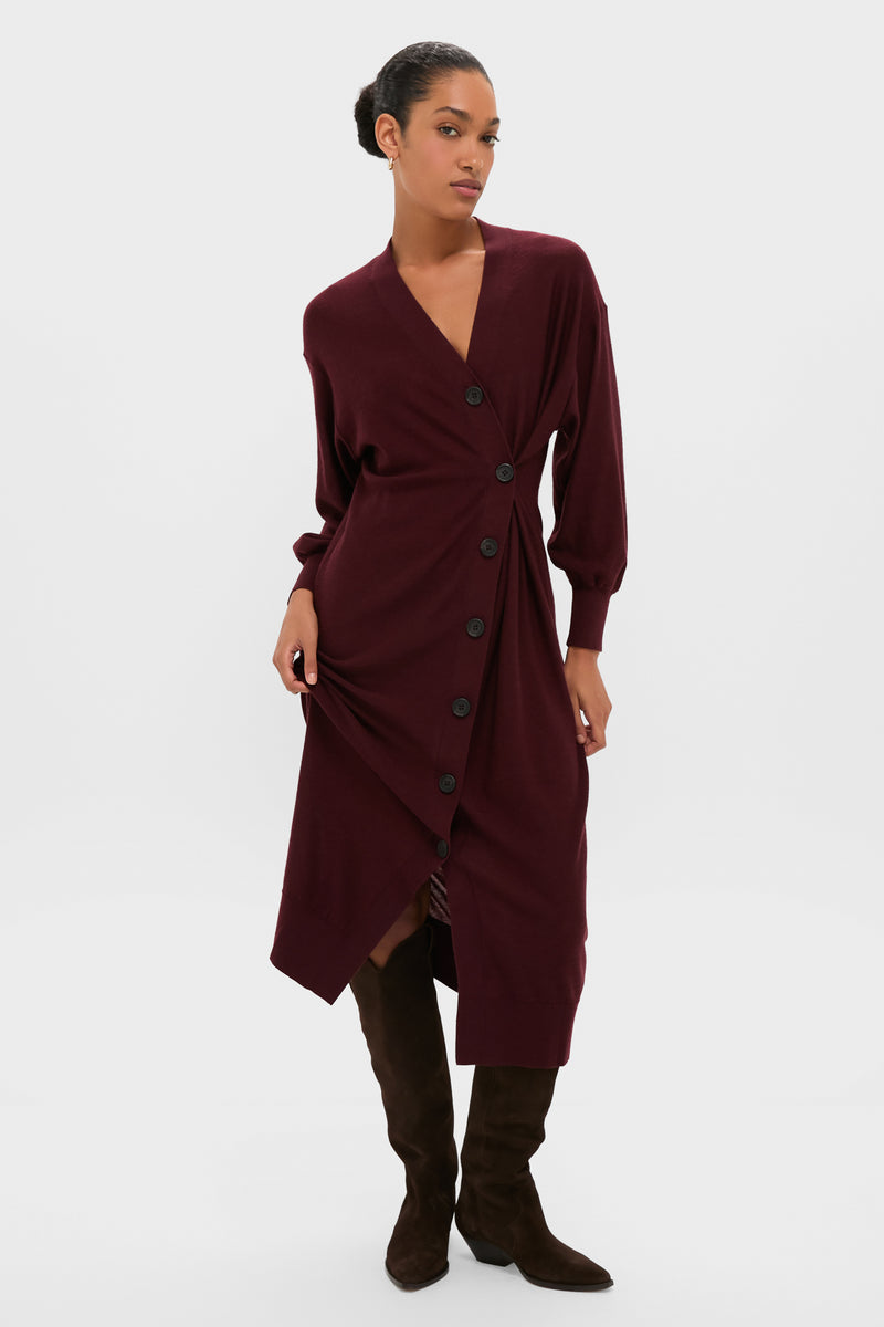 Mulberry Drippy Cardi Dress