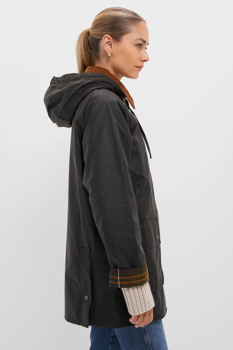 Olive Highclere Wax Jacket