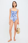 Blue Toile Adelaide One Piece