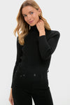 Black Arlo Ribbed Turtleneck