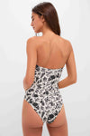 White Gardenia Monterey Strapless Maillot