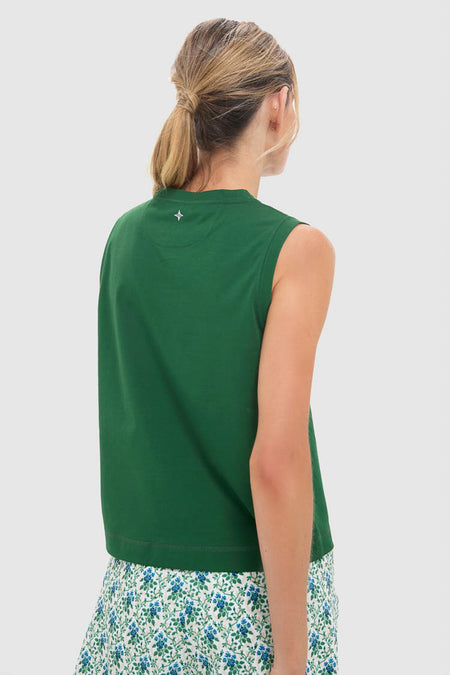 Green Performance Cotton Sasha Tank
