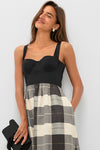 Mairead Check Plaid Maria Dress