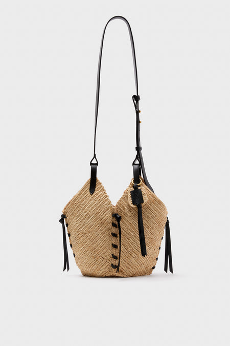 Natural and Black Tampa Mini Bag