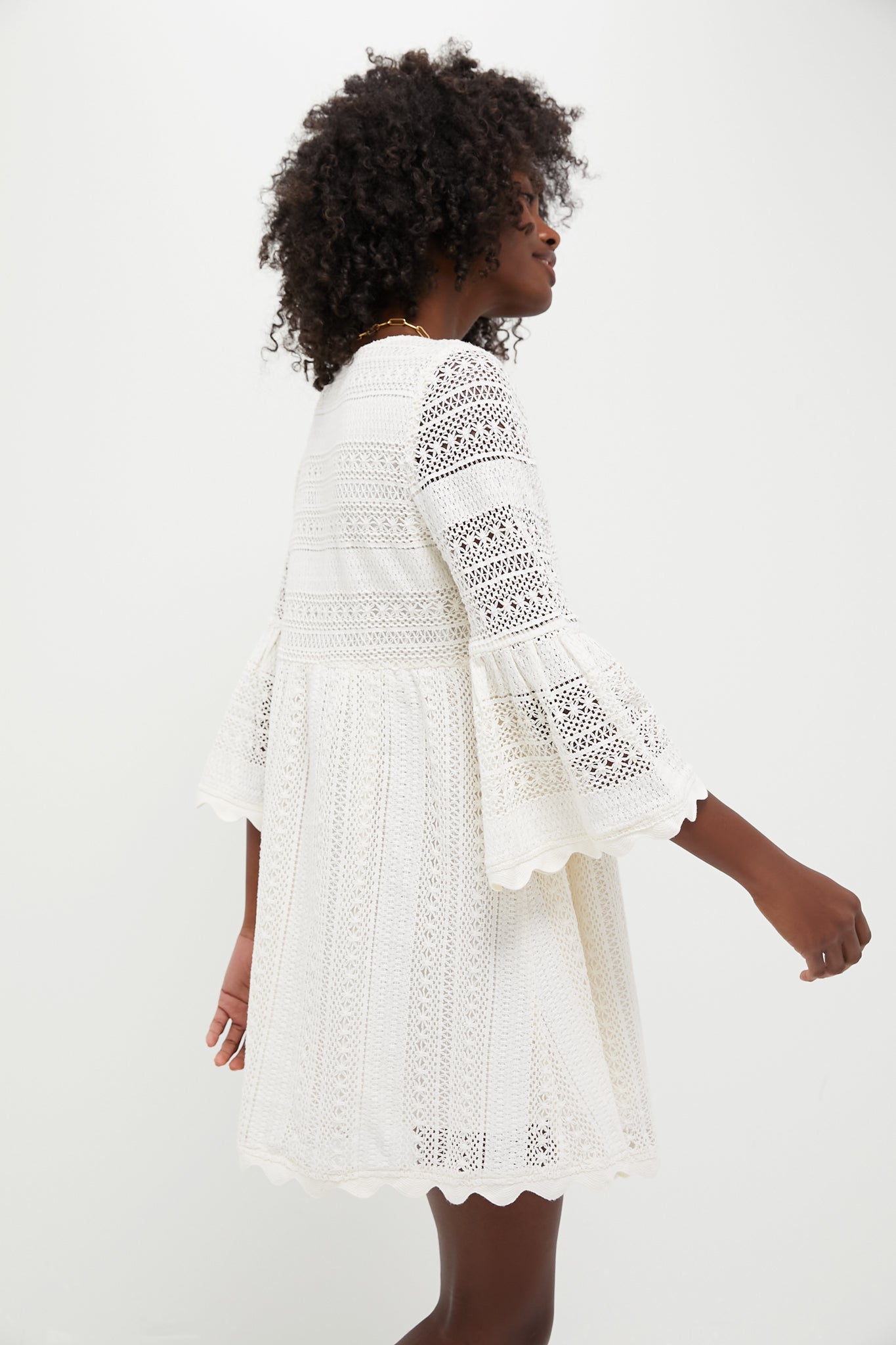 Ivory Lace Linnea Dress