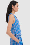 Blue Alicia Vest