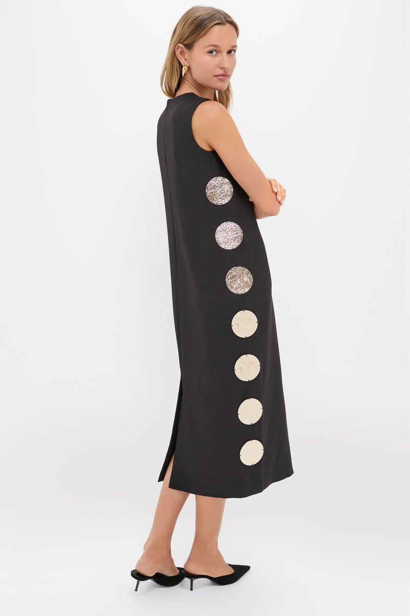 Gold Medallion Zeus Midi Dress