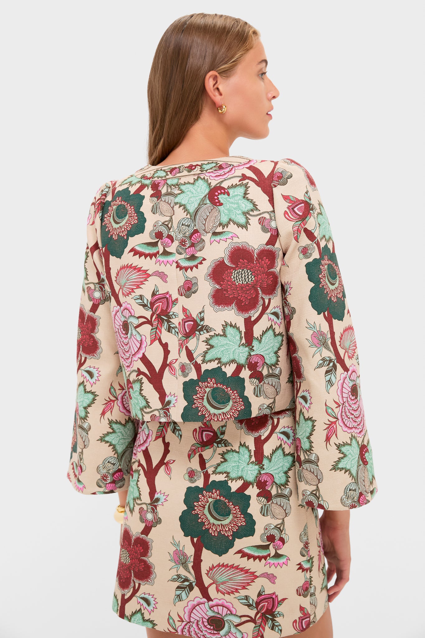 Garden Scrollwork V-Neck Maxine Top