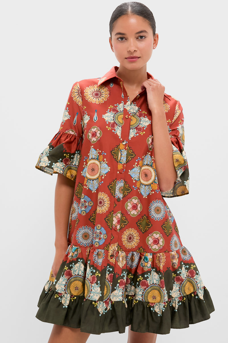 Nucleus Rust Placee Choux Dress | La DoubleJ