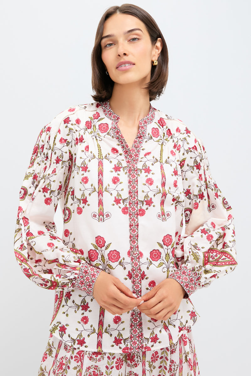 Gardenia Ceres Long Sleeve Smock Shirt