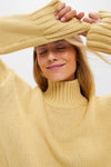 Straw Hannah Wool Blend Turtleneck Sweater